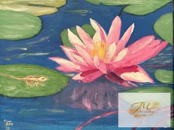 <strong style="display:block; color:#D4AF37; font-size:1.2em; font-weight:700; margin-bottom:8px; line-height:1.3;">Blooming</strong><br>
<span style="display:block; font-size:0.95em; color:#666; margin-bottom:10px; font-style:italic;">12" x 16" | Original Acrylic on Canvas</span><br>
<span style="display:block; font-size:0.9em; color:#555; line-height:1.6;">A sense of hope is starting to blossom with me.</span>